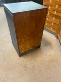 Blue Painted 3 Drawers Nightstand
