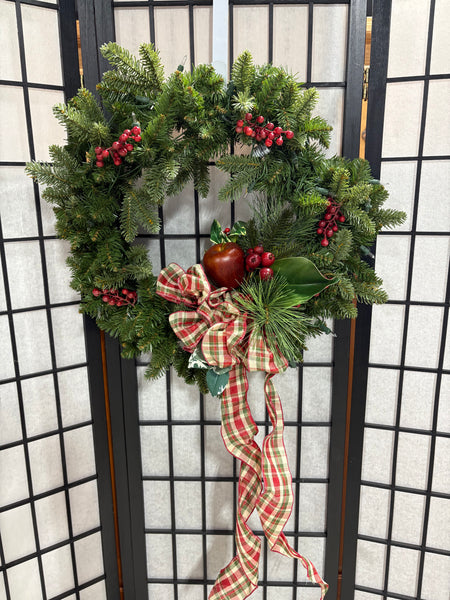 Prelit 22” Wreath w/Storage Box