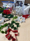 Cookie Cutter Lot With Christmas Sifter