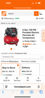 Porter Cable 6 Gal Air Compressor