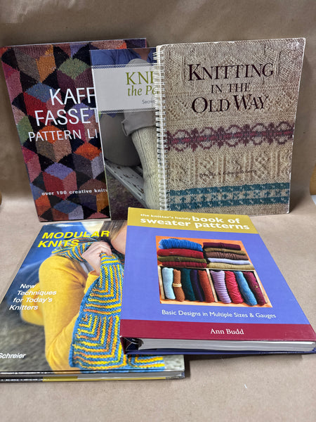 (I) Lot Of 5 Knitting Books