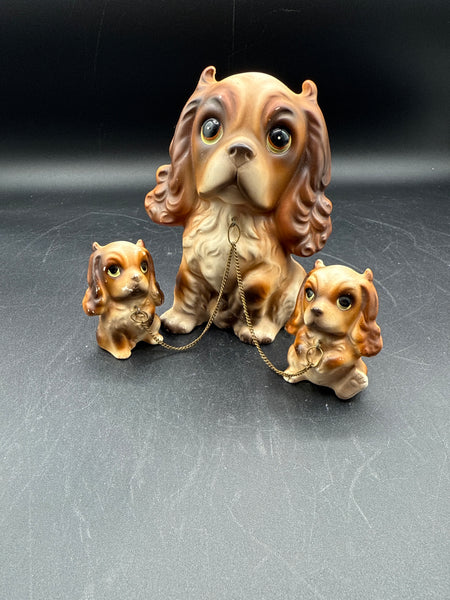 Cocker Spaniel Ceramic Family