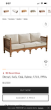 Drexel Vintage Sofa Daybed with Distinctive Latticework Frame***HEAVY ITEM***READ DETAILS ON PICK UP POLICY***