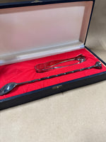 2 Piece Bellini Silver Plate Cocktail Set With Case