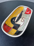 Raymore Vintage Italian Pottery Cigar Ashtray AS IS (READ DESCRIPTION CAREFULLY)