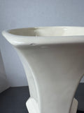 (B) Haeger Vintage Cream Pottery Urn Vase