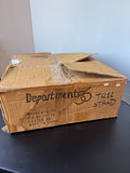Department 56 Red Vintage Cast Iron Full Size Christmas Tree Stand in Box