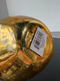 Mercury Glass Style Gold Vase