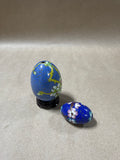Pair Of Cloisonne Decorative Eggs