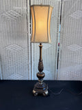 Ornate Bronzed Resin Buffet Lamp (WORKS)