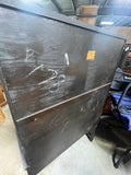 Antique Glass Front Cabinet with Drawer***HEAVY ITEM***READ DETAILS ON PICK UP POLICY***