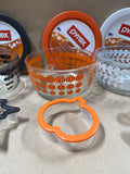 Halloween Pyrex 4 Cup Bowls With Matching Cookie Cutters