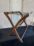 Brown Wooden Folding Luggage Rack (B)