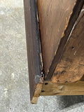 Antique Cabinet with Glass Front Doors, with Key