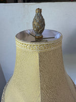 (A) Gilded Resin Pineapple Buffet Lamp (WORKS)
