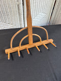 Primitive Wooden Hand Rake