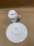 Queens Bird And Floral Fine Bone China Teacup And Saucer