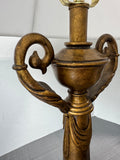 Gilded Resin Neoclassical Style Table Lamp (WORKS)