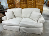 Off White Sherrill Sofa (B)  ***HEAVY ITEM*** Read Details on Pickup Policy