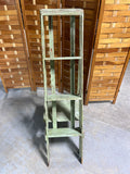 Rustic Distressed Painted Ladder Shelf