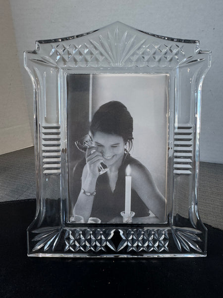 (S) Waterford Portraits Crystal Metropolitan Frame in Bag