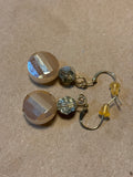 Shiny Earrings with Disco Ball Bead