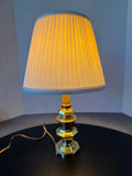 Berman Vintage Brass Candlestick Lamp (WORKS)
