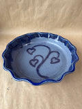 Blue Tone Studio Pottery Pie Dish