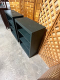 Dark Green Painted Pair of Bookcases