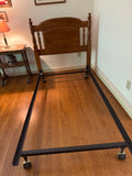 Twin Headboards with Metal Frames, Pair/2