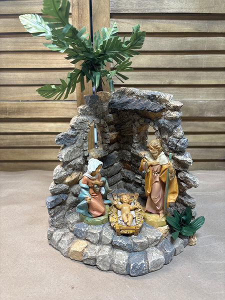 Fontanini Musical Stable with Holy Family - see description