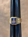 14K Gold Masonic Ring - SIZE 13