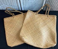 (B) Pair of Straw Market Bags