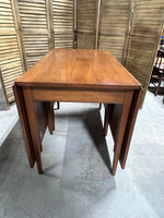 Henkel Harris Drop Leaf Table with (4) Henkel Harris Chairs, and Table Pads