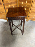 Mahogany Square Accent Table