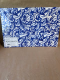 China Blue Acanthus Paper Mats - Appears Unused (C)
