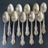 10-Piece J.E. Caldwell Vintage Sterling Silver Spoons