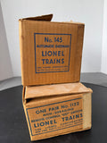 Lionel Trains #145 Automatic Gateman with #1122 Non-Derailing Remote Control 027 Switches in Boxes