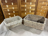 Woven Baskets, Set of 2, (G)