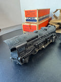 No. 675 Locomotive with Smoke Chamber Vintage Lionel Train for “O” Gauge Track & No. 2466WX Whistle Tender with Boxes & Liners