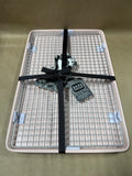 Pink Baking Sheet With Rack And Cookie Cutters