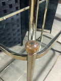Brass/Glass Etergere