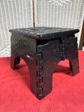 Black Plastic Folding Step Stool