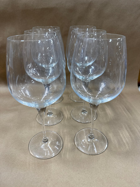 Set Of 6 Bormioli Rocco Wine Glasses