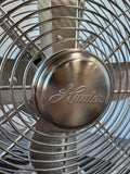 Hunter Retro Brushed Metal 3-Speed Oscillating Fan (WORKS)