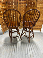 Pair of Swivel Bar Stools
