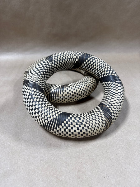 Pair Of Woven Plant Pot/Vase Holders From Rwanda