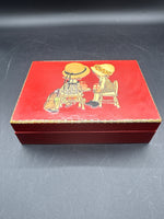 Wooden Deck Of Cards Holder Box