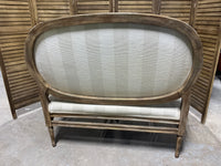 Beige Stripe Settee