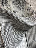 Black & White Floral Toile Reversible Quilt